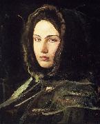 Abbott Handerson Thayer Girl in Fur Hood oil painting